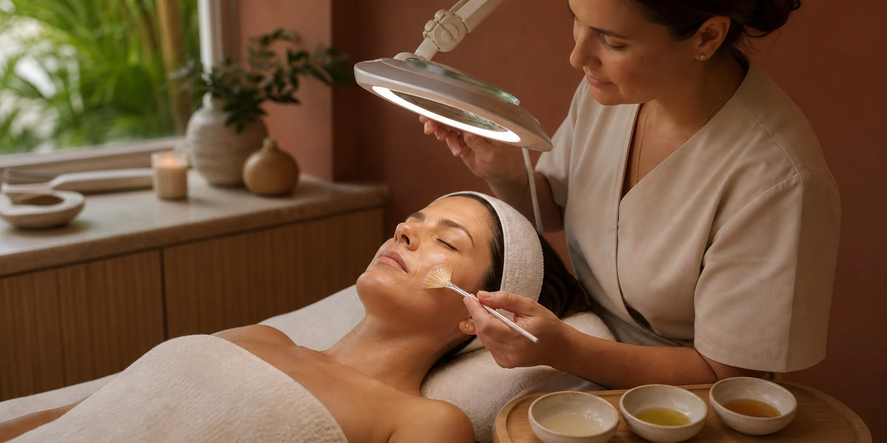 Editorial view of the Customise Facial Classic service at Priya's Spa